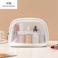 **(NET)**Multifunction Portable Small Pu Frosted Waterproof Cosmetic Bag / KC22-237