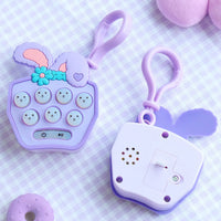 Jogger Game Machine Keychain Creative Cartoon Kawaii Schoolbag Keychain Cute Anti-Stress Toys Accessories / 3580 / KN-357 / 3578