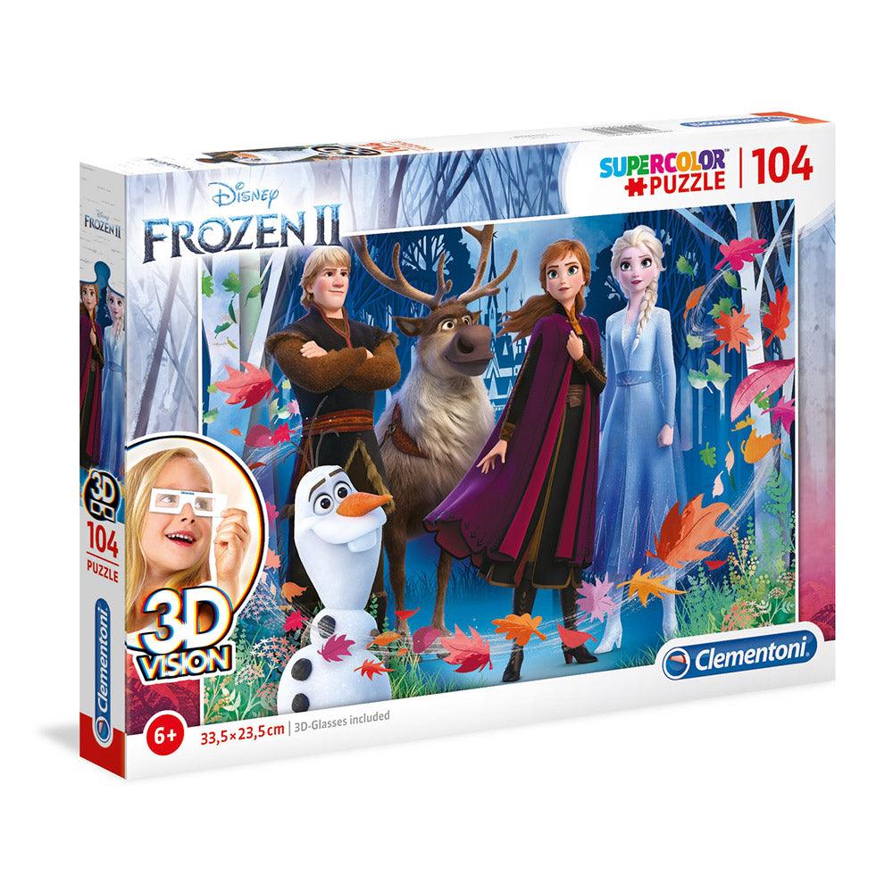 CLEMENTONI Disney Frozen 2  3D Vision Puzzle - Karout Online -Karout Online Shopping In lebanon - Karout Express Delivery 