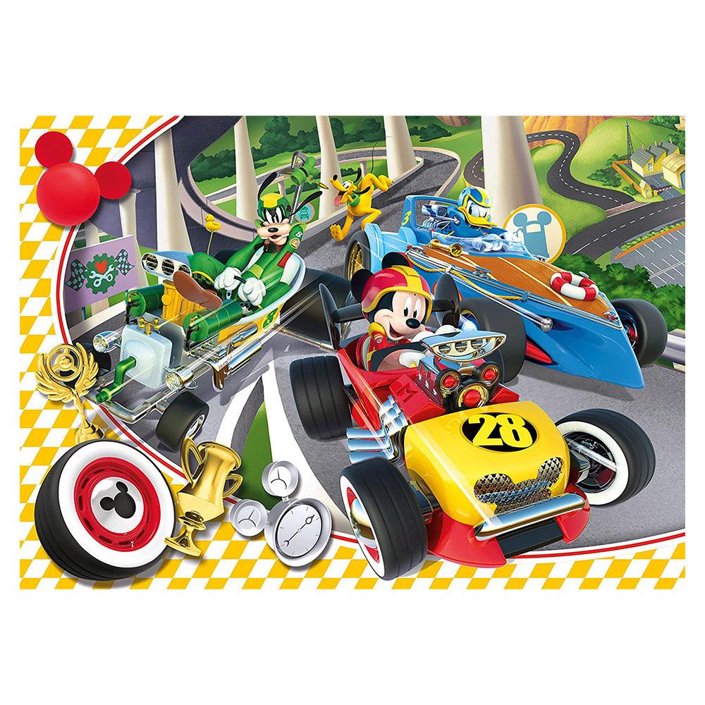 CLEMENTONI Mickey And The Roadster Racer Supercolor Frame Puzzle - Karout Online -Karout Online Shopping In lebanon - Karout Express Delivery 