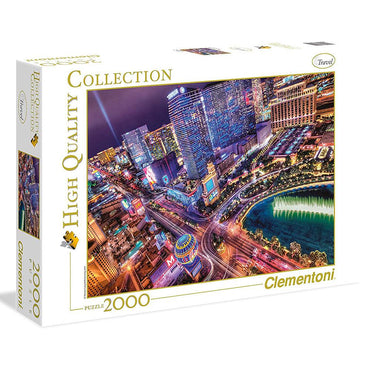 Clementoni Las Vegas Puzzle 2000 pcs - Karout Online -Karout Online Shopping In lebanon - Karout Express Delivery 