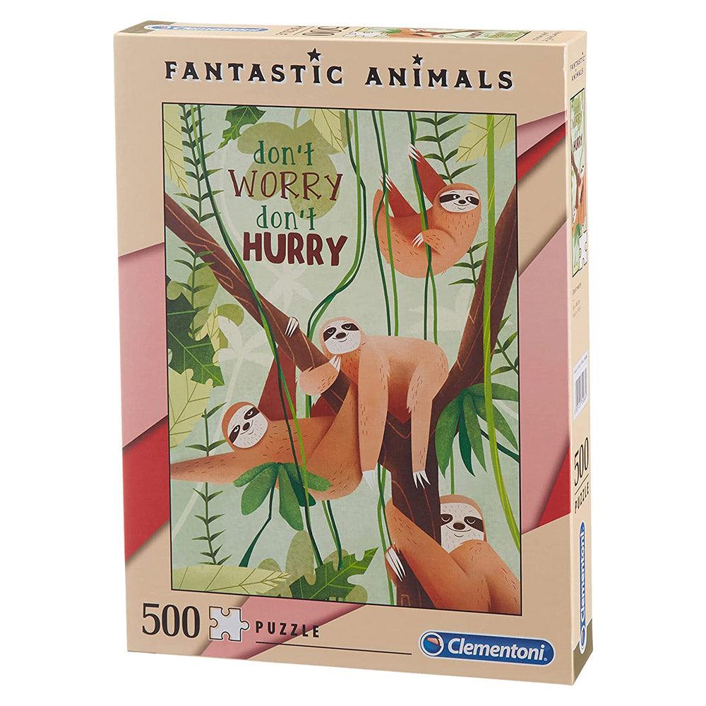Clementoni Fantastic Animals 3 Puzzle 500 pcs - Karout Online -Karout Online Shopping In lebanon - Karout Express Delivery 