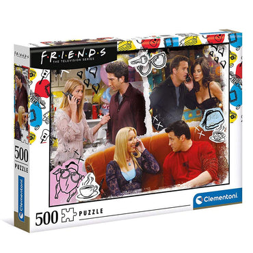 Clementoni Friends Puzzle 500 pieces - Karout Online -Karout Online Shopping In lebanon - Karout Express Delivery 