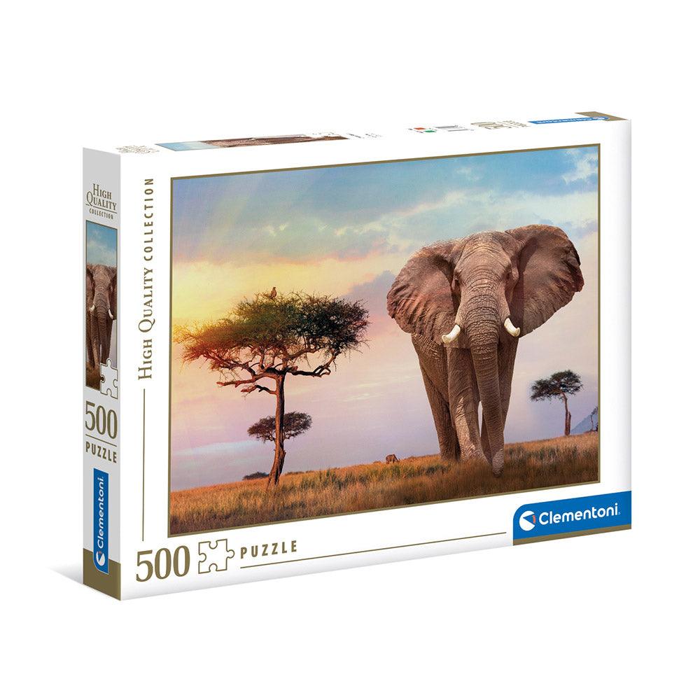 Clementoni African Sunset Puzzle 500 pcs - Karout Online -Karout Online Shopping In lebanon - Karout Express Delivery 