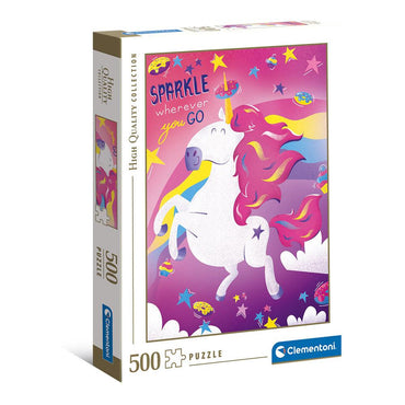 Clementoni Unicorn Puzzle 500 pcs - Karout Online -Karout Online Shopping In lebanon - Karout Express Delivery 