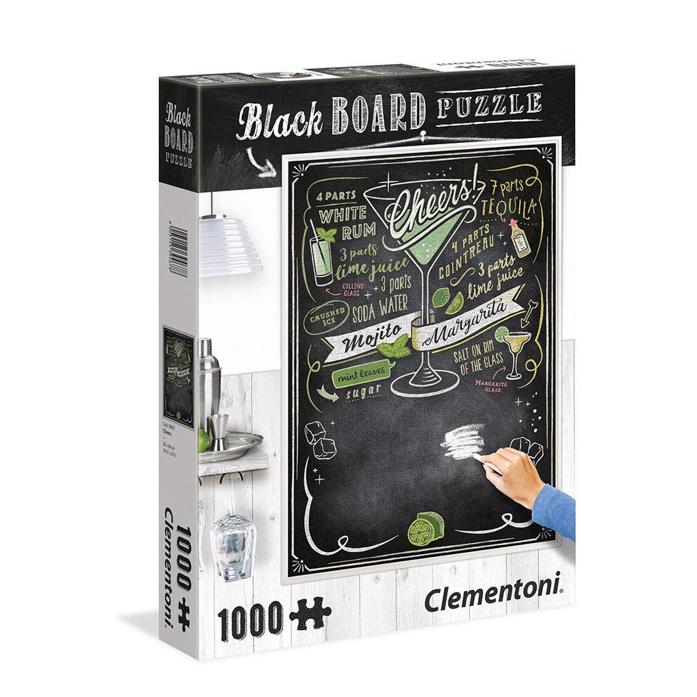 Clementoni Black Board Puzzle 1000 pcs - Karout Online -Karout Online Shopping In lebanon - Karout Express Delivery 