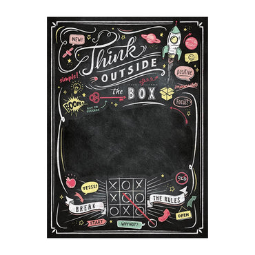 Clementoni Think Outside the box Black Board Puzzle 1000 pcs - Karout Online -Karout Online Shopping In lebanon - Karout Express Delivery 