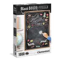 Clementoni Think Outside the box Black Board Puzzle 1000 pcs - Karout Online -Karout Online Shopping In lebanon - Karout Express Delivery 