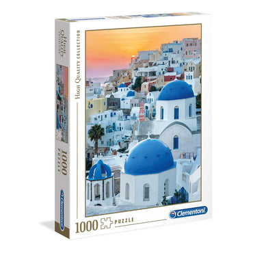 Clementoni Santorini Puzzle 1000 pcs - Karout Online -Karout Online Shopping In lebanon - Karout Express Delivery 