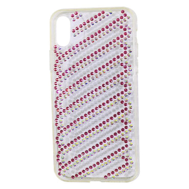 Phone Cover For Iphone X (Transparent with Strass) / AE-41 - Karout Online -Karout Online Shopping In lebanon - Karout Express Delivery 
