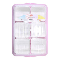 Stillo Plastic Bowl Set with Tray and Transparent Handled Lid Cover (6 Pcs) - Karout Online -Karout Online Shopping In lebanon - Karout Express Delivery 