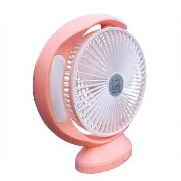 Shop Online Rechargeable Portable Table Fan 3 Speeds with Led Light / QG-5590 - Karout Online Shopping In lebanon