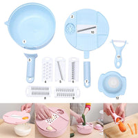 **(NET)**Multifunctional Chopper Cutter Kitchen Grater Steel Blade Knife Kitchen Tool  / 22FK166