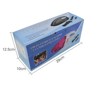 Portable High Power Vacuum Cleaner / Car Vacuum Cleaner (Blue) - Karout Online