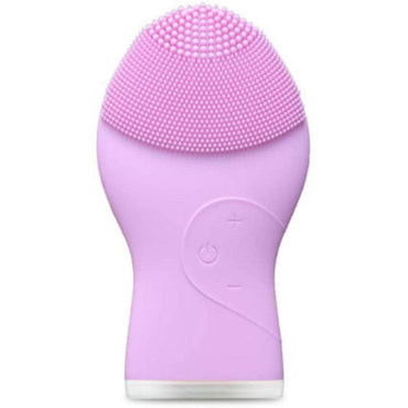 USB Rechargeable Electric Silicone Ultrasonic Facial Cleansing Face Brush Cleaner Waterproof - Karout Online -Karout Online Shopping In lebanon - Karout Express Delivery 