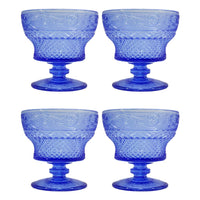 Colored Glass Dessert Cup ( 4 Pcs) - Karout Online -Karout Online Shopping In lebanon - Karout Express Delivery 