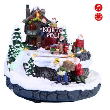 Musical & Lighted Christmas Village.