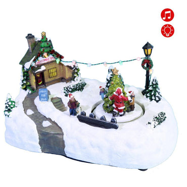 Musical & Lighted Christmas Village.