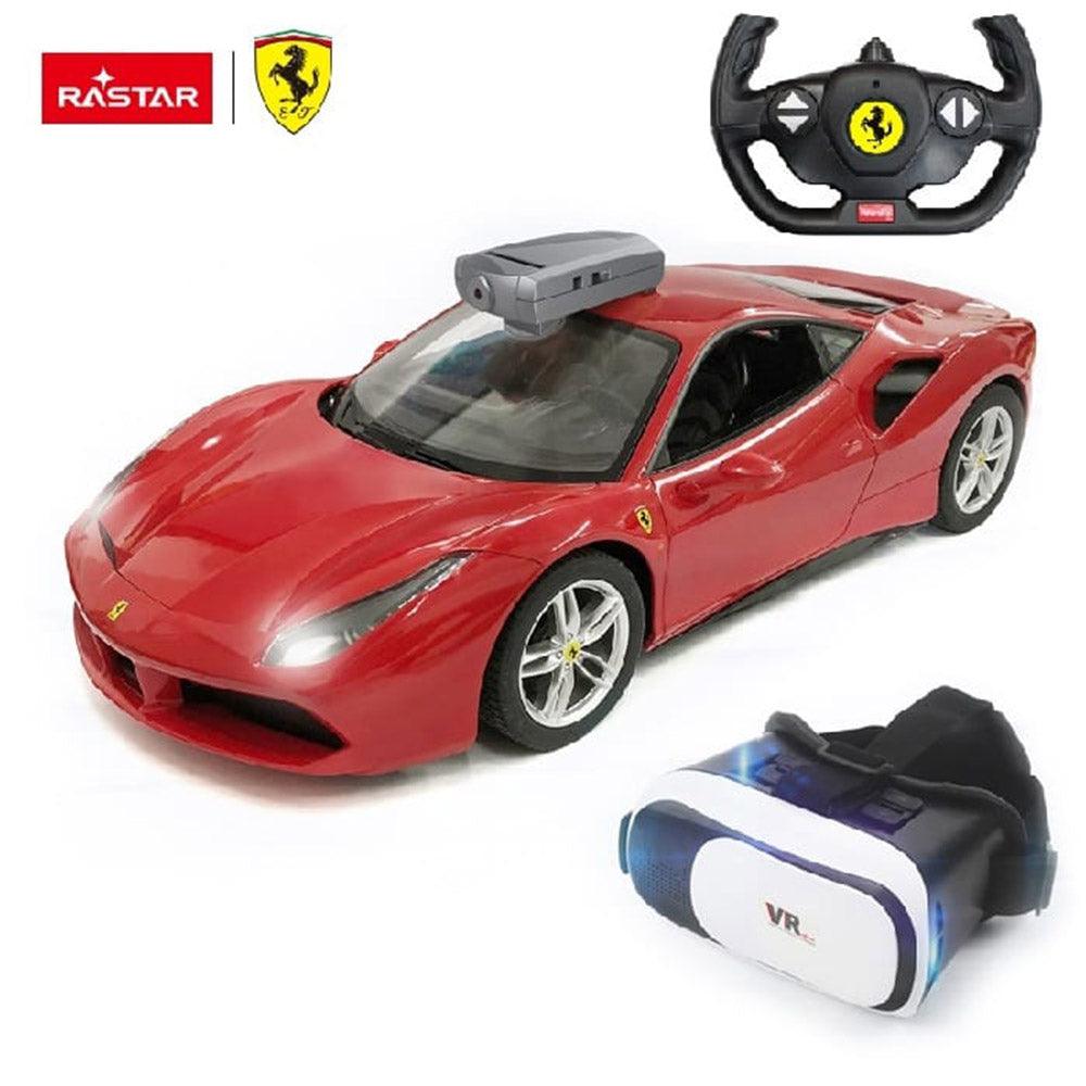 rc car vr goggles Rastar Remote Control 1:14 Ferrari 488 GTB With VR Glasses