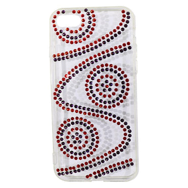 Phone Cover For Iphone 8 (Transparent with Strass) / AE-44 - Karout Online -Karout Online Shopping In lebanon - Karout Express Delivery 