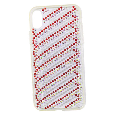 Phone Cover For Iphone X (Transparent with Strass) / AE-41 - Karout Online -Karout Online Shopping In lebanon - Karout Express Delivery 