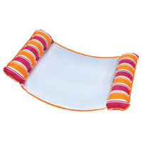 Water Net Cloth Lounge Chair Foldable Inflatable Backrest Striped Floating Drainage - Karout Online -Karout Online Shopping In lebanon - Karout Express Delivery 