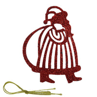 Christmas Glitter Santa Tree Decoration (2 Pcs) - Karout Online -Karout Online Shopping In lebanon - Karout Express Delivery 