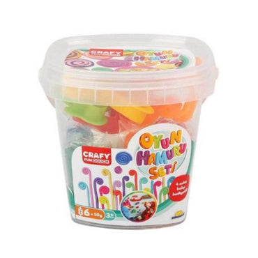 Crafy Dough Set Of Bucket 10 Pcs - Karout Online -Karout Online Shopping In lebanon - Karout Express Delivery 