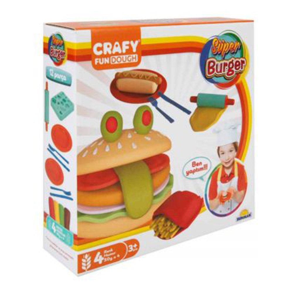 Crafy Dough Set Of Super Burger 12 Pcs - Karout Online -Karout Online Shopping In lebanon - Karout Express Delivery 