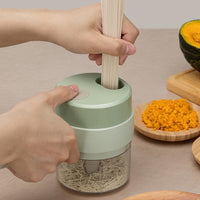 (NET)Multifunctional Electric Chargeable Handheld Food Chopper Food Processor / 651364 / KN-452