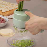 (NET)Multifunctional Electric Chargeable Handheld Food Chopper Food Processor / 651364 / KN-452