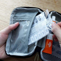 **(NET)**Mini Portable Medicine Bag First Aid Kit Medical Emergency Kits Organizer