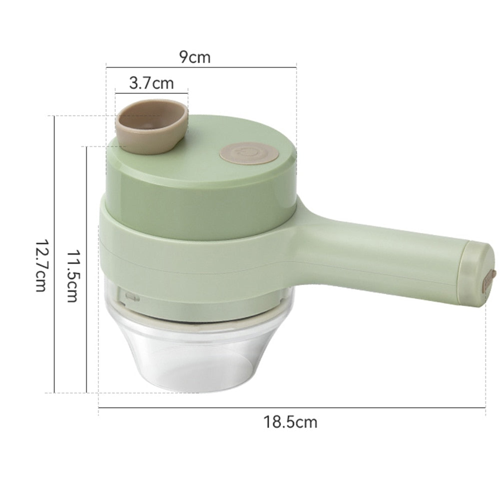 (NET)Multifunctional Electric Chargeable Handheld Food Chopper Food Processor / 651364 / KN-452