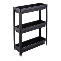 Organizer Shelving 3 Layers With Wheels Bathroom Shelf, Kitchen Shelf - Karout Online -Karout Online Shopping In lebanon - Karout Express Delivery 