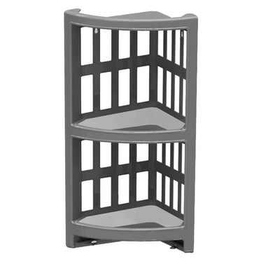 Plastic Corner 2 Shelf - Karout Online -Karout Online Shopping In lebanon - Karout Express Delivery 
