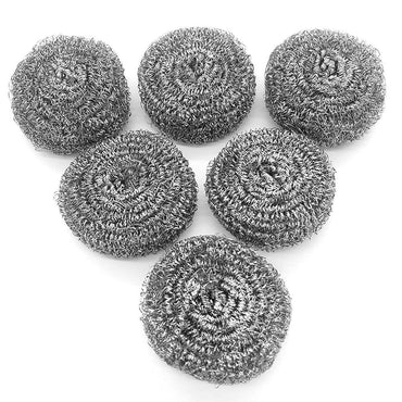 Star Scrubber washing Steel Scrubber 6 pcs pack  / 28002 - Karout Online -Karout Online Shopping In lebanon - Karout Express Delivery 