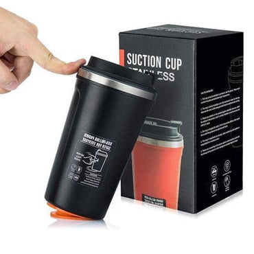 Suction cup stainless Steel Non- Falling proven  520 ML - Karout Online -Karout Online Shopping In lebanon - Karout Express Delivery 