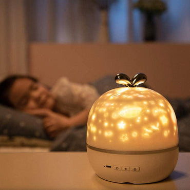 360 Degree Rotating Stars Night Light Lamp for Kids Bedroom Decor, 6 Patterns - Karout Online -Karout Online Shopping In lebanon - Karout Express Delivery 
