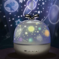 360 Degree Rotating Stars Night Light Lamp for Kids Bedroom Decor, 6 Patterns - Karout Online -Karout Online Shopping In lebanon - Karout Express Delivery 