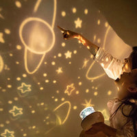 360 Degree Rotating Stars Night Light Lamp for Kids Bedroom Decor, 6 Patterns - Karout Online -Karout Online Shopping In lebanon - Karout Express Delivery 