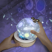 360 Degree Rotating Stars Night Light Lamp for Kids Bedroom Decor, 6 Patterns - Karout Online -Karout Online Shopping In lebanon - Karout Express Delivery 