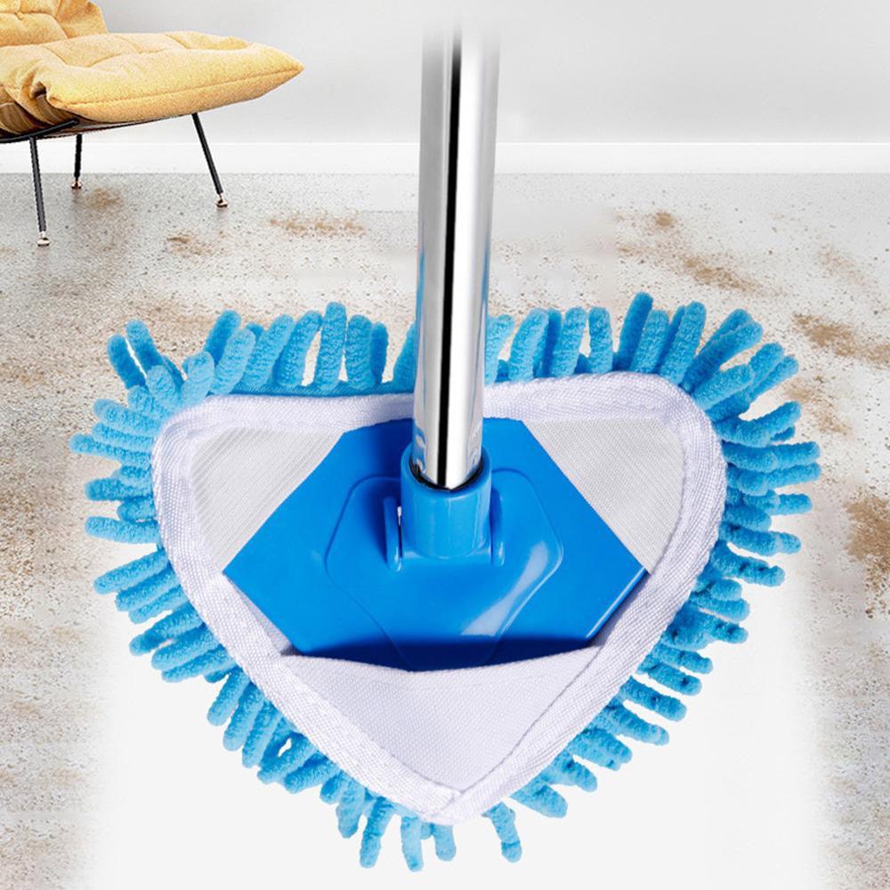 Extendable Triangular Mop 180 Degree Rotatable Telescopic Cleaning Mops Mini For Floor Bathtub Corner Multifunction Durable - Karout Online -Karout Online Shopping In lebanon - Karout Express Delivery 