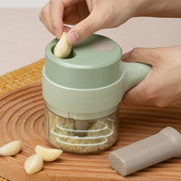 (NET)Multifunctional Electric Chargeable Handheld Food Chopper Food Processor / 651364 / KN-452