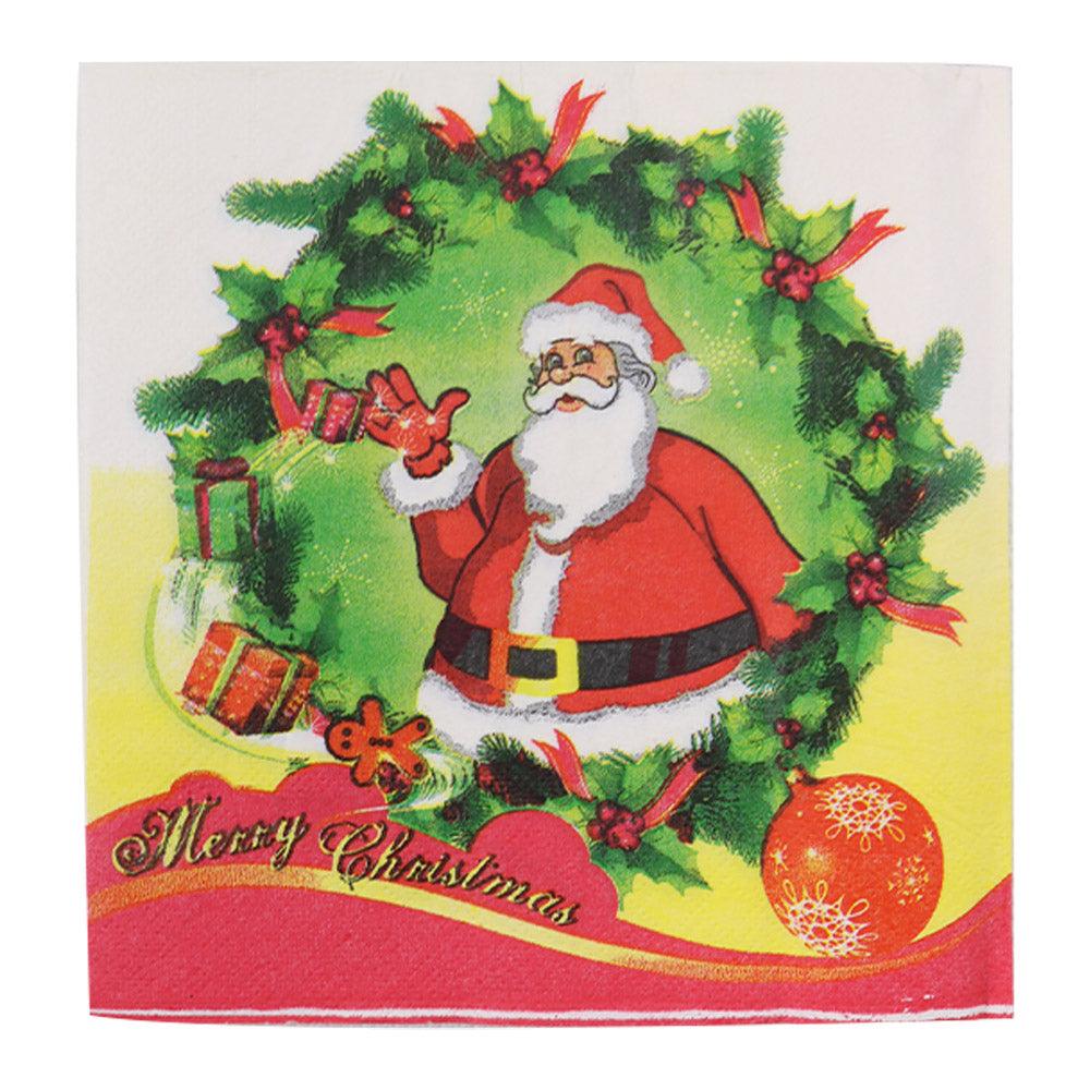 Christmas Napkin Set 33 x 33 ( 20 Pcs) - Karout Online -Karout Online Shopping In lebanon - Karout Express Delivery 