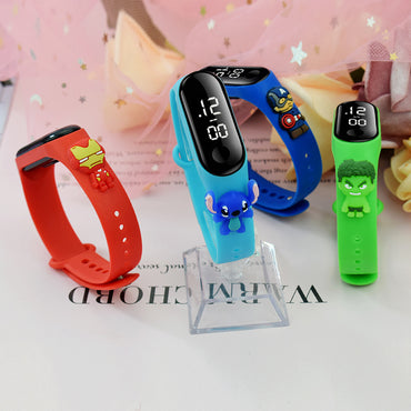 **NET** Kids Electronic LED Watch Bracelet Cartoon Children Plastic Waterproof Watch KC22-259 / KC22-260