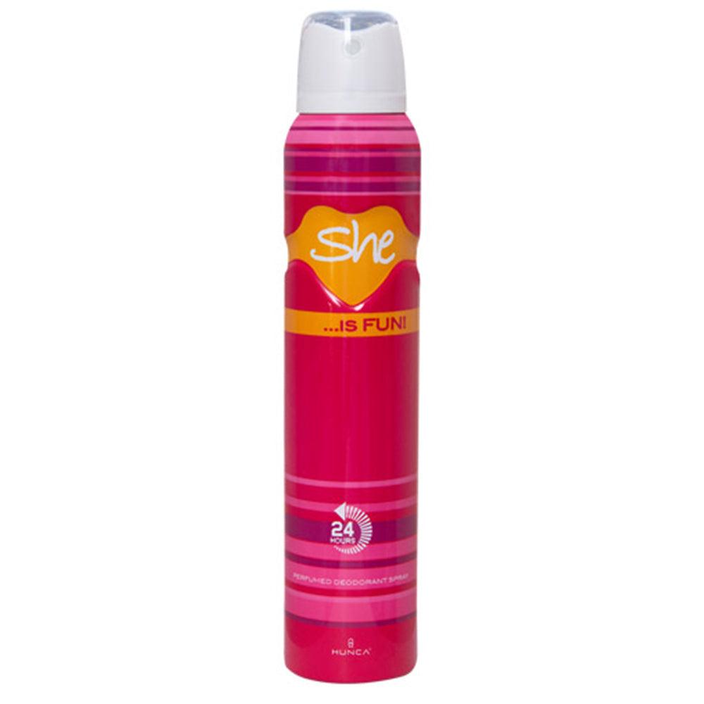 She Deodorant 200ml Fun / GT-6769 - Karout Online -Karout Online Shopping In lebanon - Karout Express Delivery 