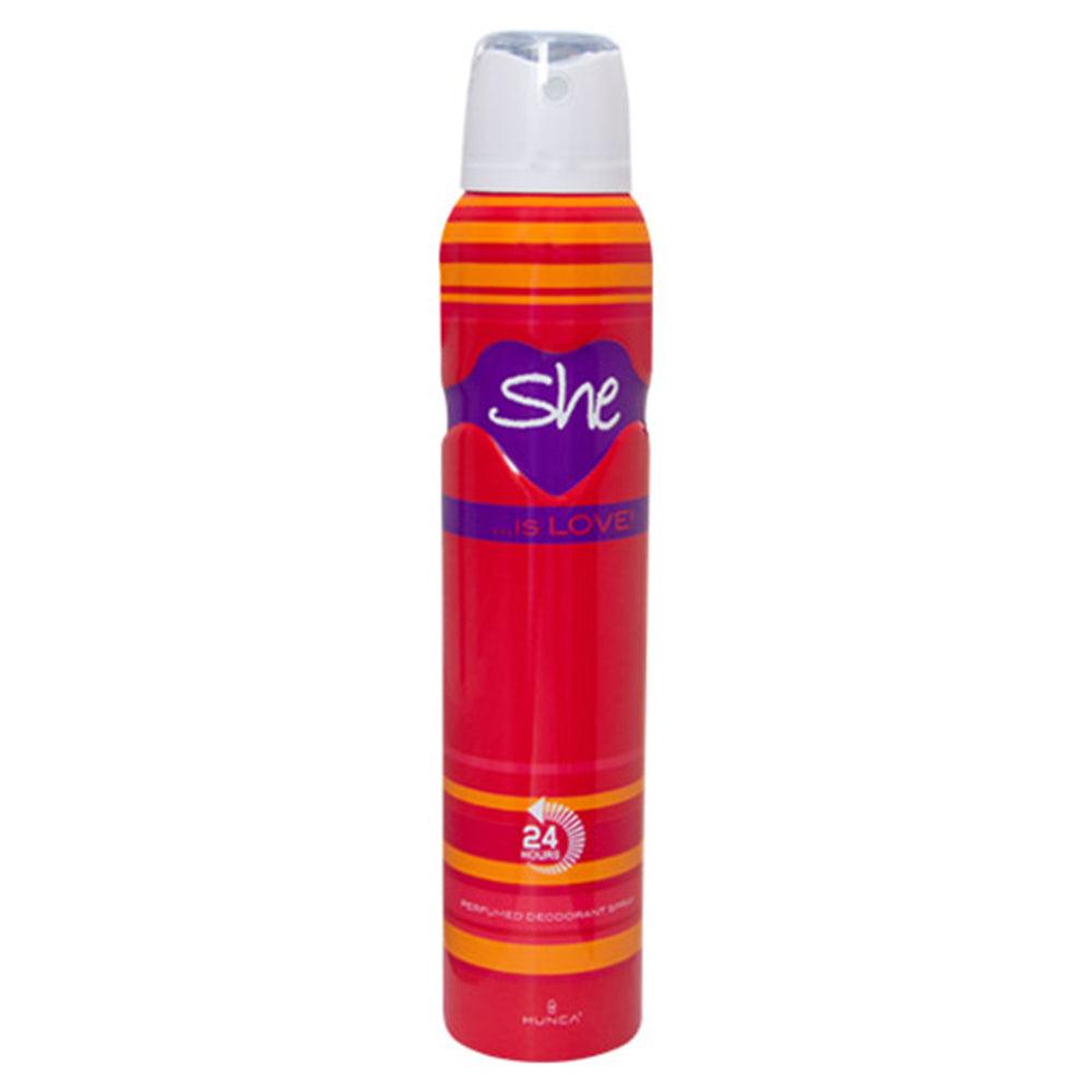 She Deodorant 200ml Love / GT-6766 - Karout Online -Karout Online Shopping In lebanon - Karout Express Delivery 