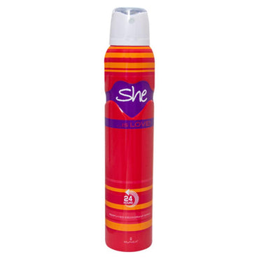 She Deodorant 200ml Love / GT-6766 - Karout Online -Karout Online Shopping In lebanon - Karout Express Delivery 