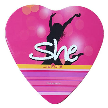 She Gift Set Heart 3 Pcs Set Edt-deo-body Lotion Fun / GT-7558 - Karout Online -Karout Online Shopping In lebanon - Karout Express Delivery 