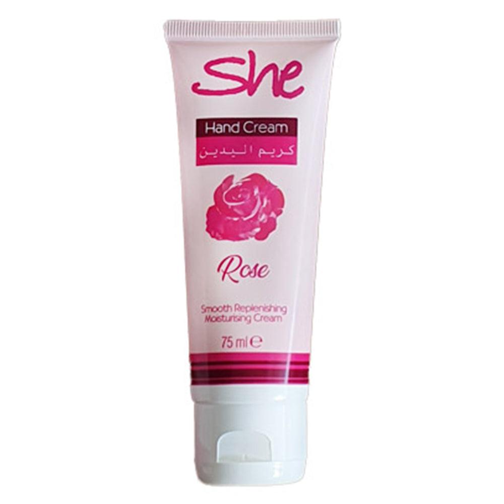 She Hand Cream 75ml Rose / GT-7126 - Karout Online -Karout Online Shopping In lebanon - Karout Express Delivery 